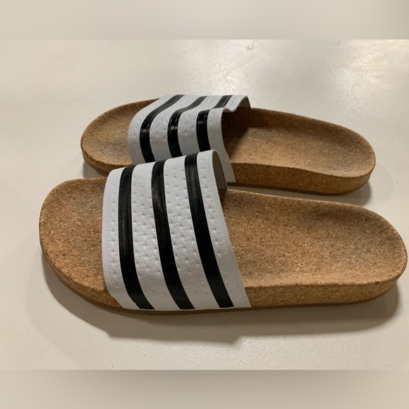 Adidas Adilette Cork Slides - Picture 2 of 3